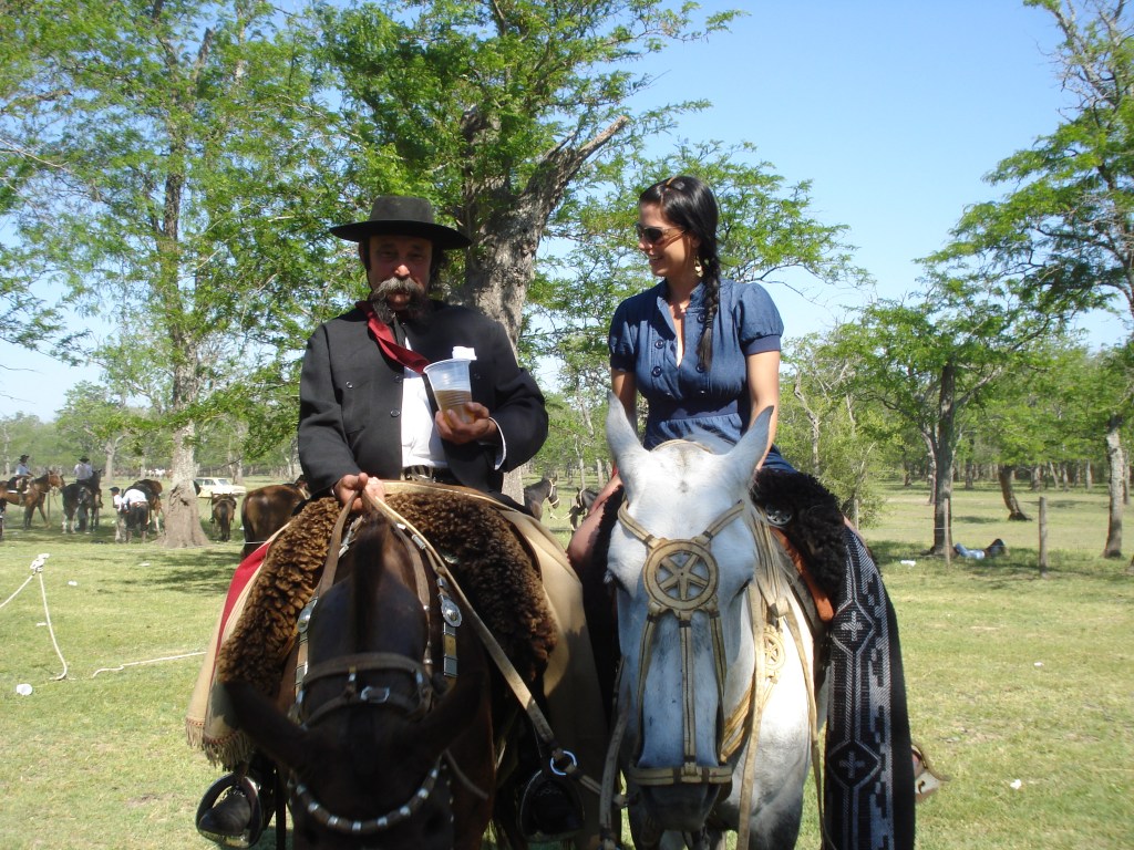 me and a real gaucho