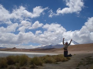 desert lagoon, bolivia