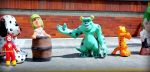 a few more kid friendly viejos...including Sully from Monsters inc,