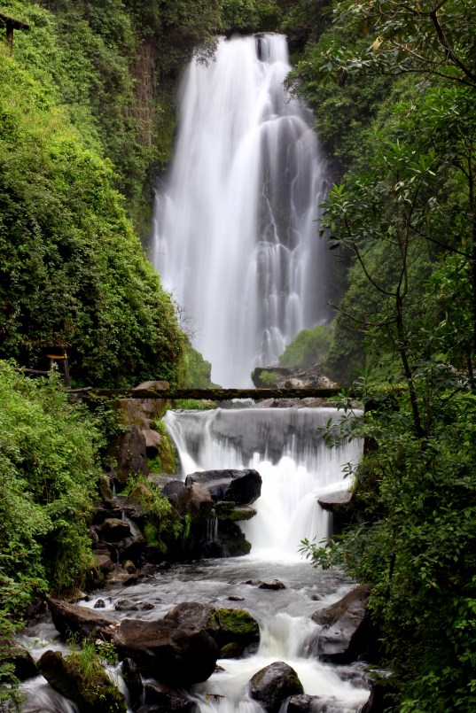 Waterfall in Peguche, Otavalo