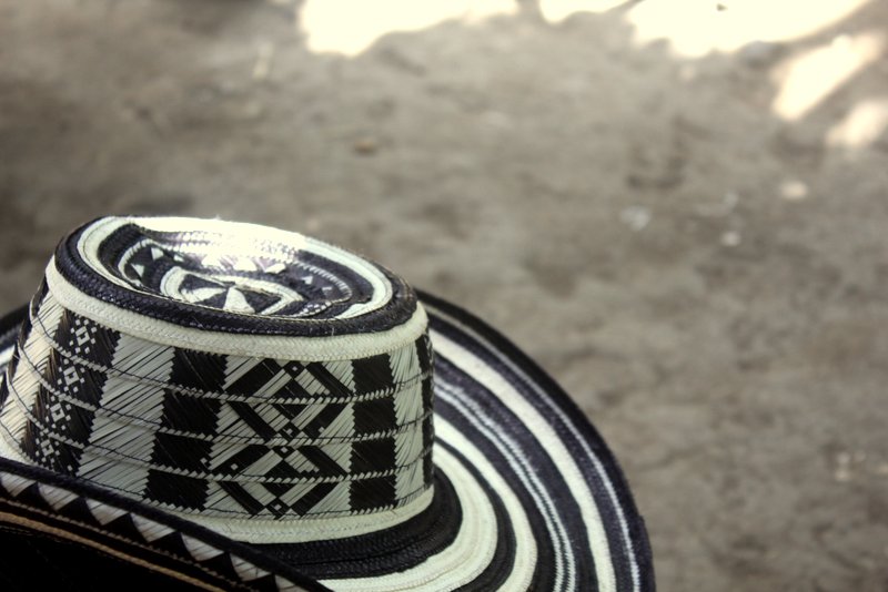 Traditional Cana Flecha hat, colombia
